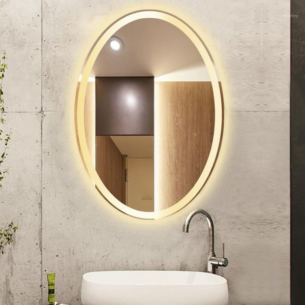 

wall lamp bathroom oval mirror led bar light dressing room touch switch sconce toilet makeup light1