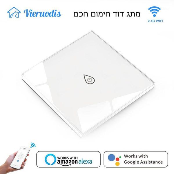 

smart wifi boiler switch water heater switches voice remote control eu standard touch panel timer outdoor work alexa google home1