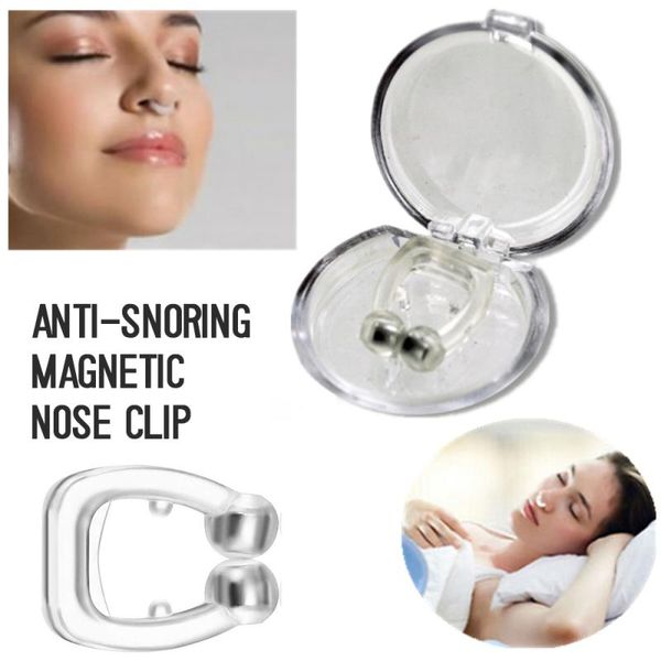 

1pcs anti snoring nose clips sleeping anti snoring silicone magnetic nase clip aid antisnoring for sleeping snore ser