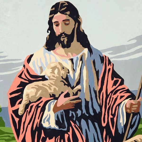 

большой иисус овцы ягненка домашняя декор гресценц / hd печать маслом картины на холсте настенное искусство холст картинки 200