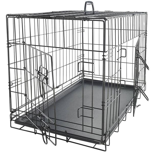 

manufacturers direct sales pet kennel cat dog folding steel crate animal playpen wire metal