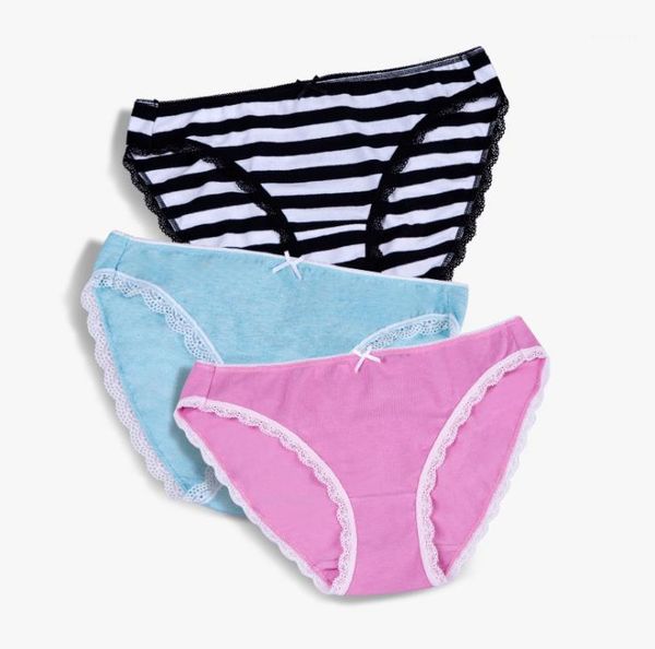 

casual designer female briefs underwears 2021 new arrivals lace bow low waist panties comfortable panelled, Black;pink