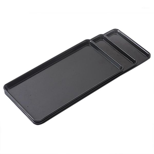 

plastic fast tray restaurant serving trays for /cake kitchen bar dinnerware european l long plate dessert cake tray1