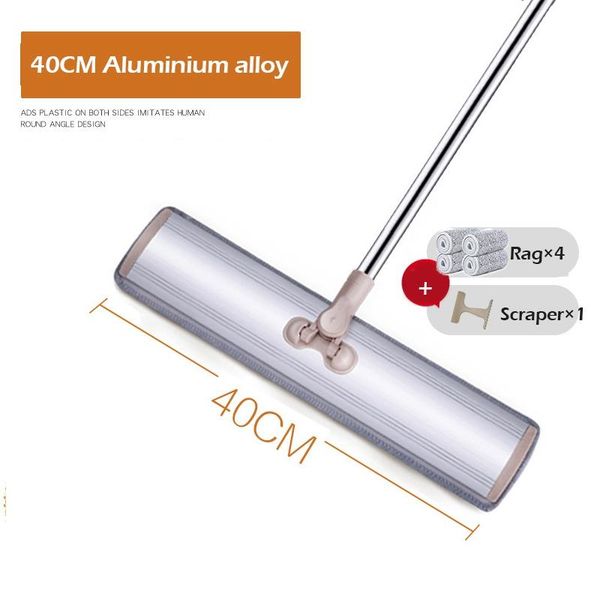 

50см плоский mop 20 алюминиевый сплав пола швабра easy mop wood уборщик с многоразовые микрофибры накладки свет очистка хозтоваров bbycdn wr