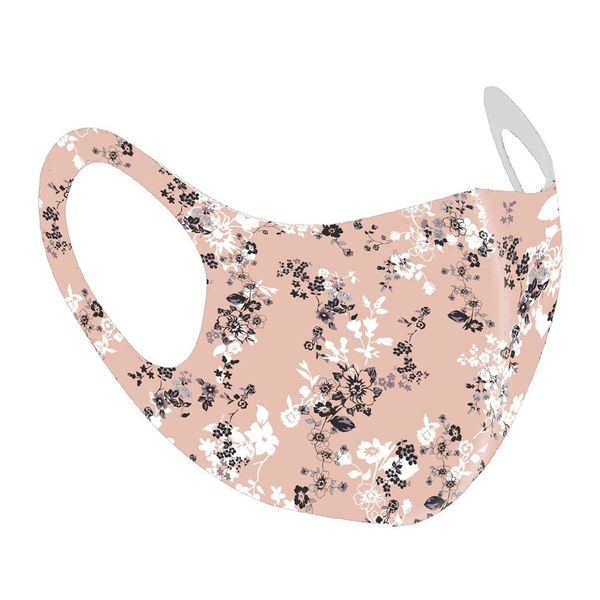 

newface 4pcs printed polyester fashion washable reusable breathing cover mouth mask with design masque mariage