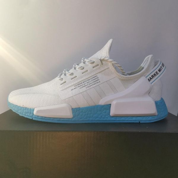 

core black white nmd r1 v2 mens running shoes mexico city oreo og classic aqua tones metallic gold men women japan sports sneakers, White;red