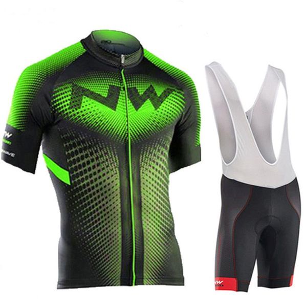 

summer 2020 northwave team cycling jersey quick dry ropa ciclismo mens bicycle clothing gel breathable short bib sets, Black;blue