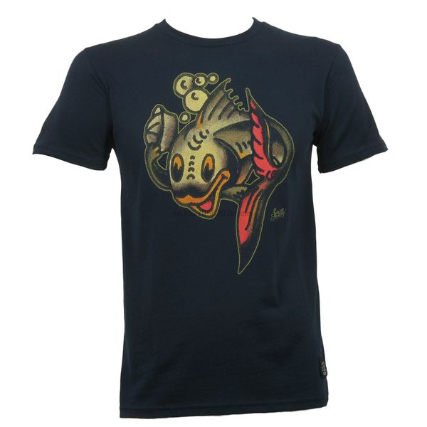 

sailor jerry tattoo fish classic logo slim fit t-shirt s m l xl 2xl new sport hooded sweatshirt hoodie