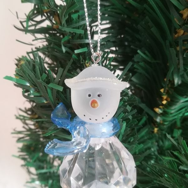 

merry christmas pendant acrylic hanging ornaments festive party craft painting snowman supplier