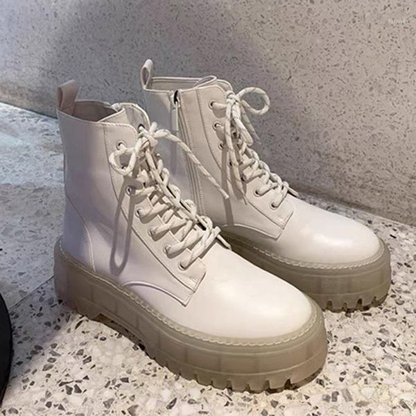 

brand women's boots autumn new fashion crystal bottom round toe platform rubber boots for woman female ladies botas mujer1, Black