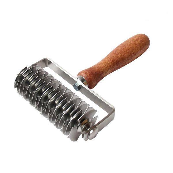 

baking & pastry tools stainless steel lattice cutter roller bread pizza wheel pie dough diy bakeware wy121312