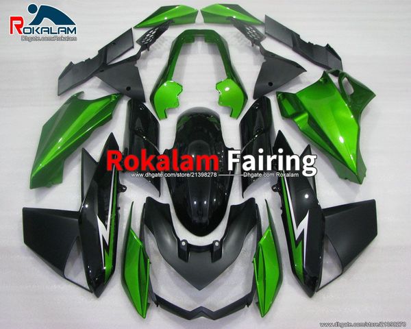 

for kawasaki fairing kit z1000 2010 2011 2012 2013 z 1000 10 11 12 13 black green sports motorbike bodywork kits (injection molding)