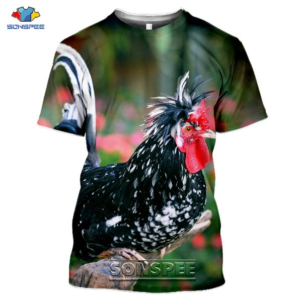 

casaul chicken hen cock animal 3d print shirts hentai funny oversized men clothing