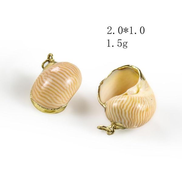 

5pcs natural spiral shell conch charms necklace pendant seashells nautical home decor accessories diy shells for jewelry making h bbyfaa