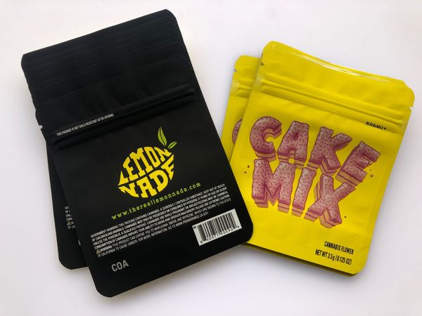 

майларовые сумки сумки этикетка edibles запаха и смешайте желтые местные наклейки ароматизаторы ющего медикаментозного 3.5g голограмма печен