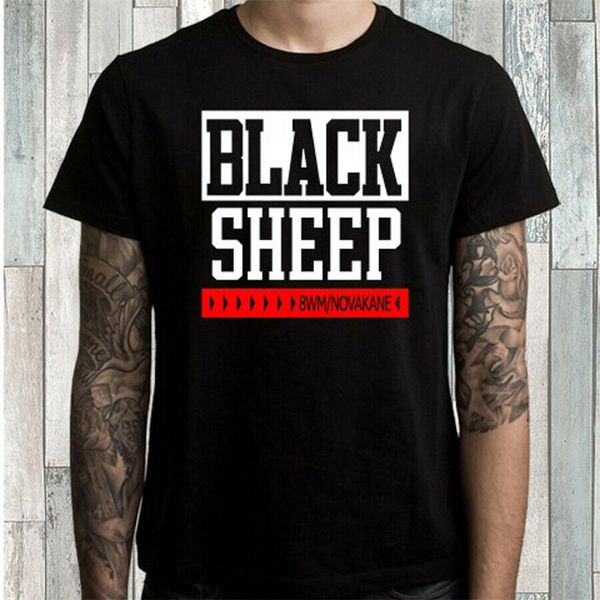 

black sheep music альбом логотип черный размер мужская s m l дизайнеры балахон xl 2xl 3xl стиль круглые футболки толстовка