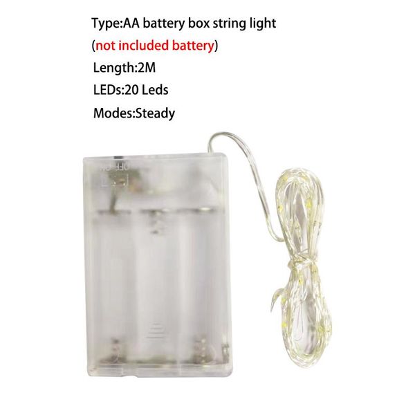 

рождество привели гирлянды 10х 5х 2х серебряных проводов garland сказочных огни usb светого diy главной xmas свадьбы открытого украшение bby