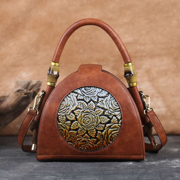 

2020 trend new handbag embossed zipper single shoulder women's messenger bag