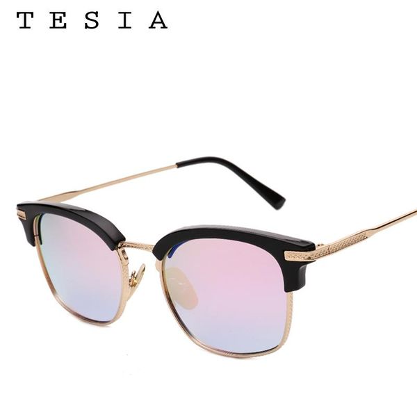 

sunglasses tesia casual women glasses frames with mirror female eyewear, White;black