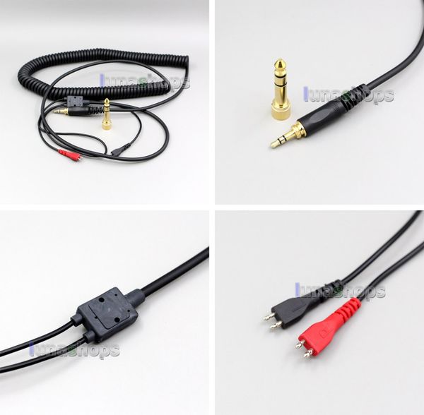 

ln005863 100pcs original flexible spring headphone earphone cable for sennheiser hd25 hd 25-1 hd25-1 ii hd25-13 hd25-c