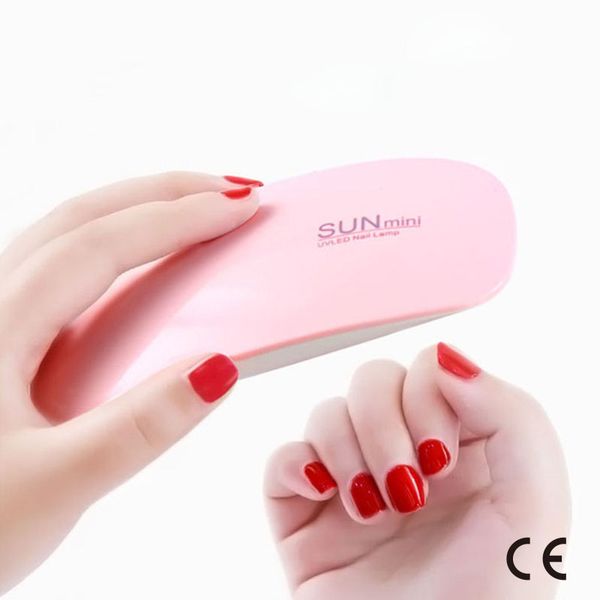 

ce certification 6w machine led lamp portable micro usb cable home use uv gel varnish dryer nail art tools