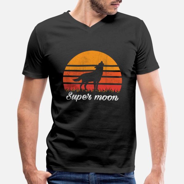 

super moon - howling wolf t shirt fit digital printing vintage tracksuit hoodie sweatshirt