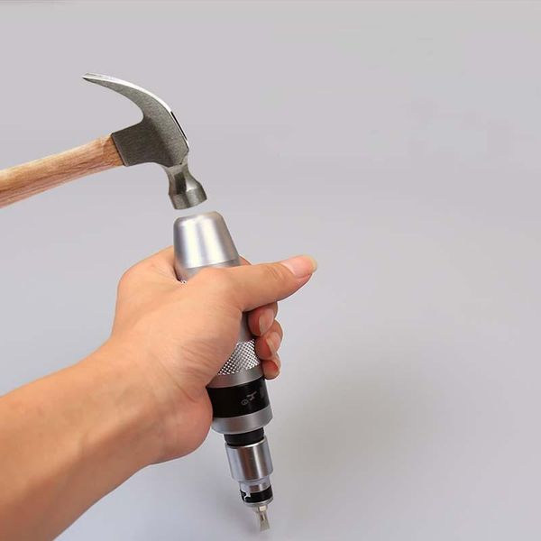 

zk30 7pcs multi-purpose heavy duty screw driver chisel bits tools socket kit impact screwdriver set with case flat