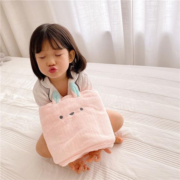 

cartoon animal quick-drying bath towel koala children water absorption baby swaddle fluffy plush bedding blanket1 blankets & swaddling