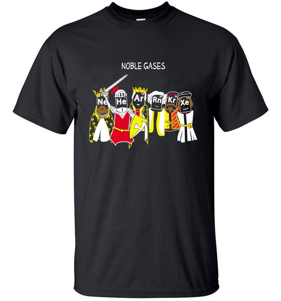 

sport 2020 big bang theory noble gases king t shirts science chemistry fashion streetwear funny men's t-shirt mma tee pp s-3xl