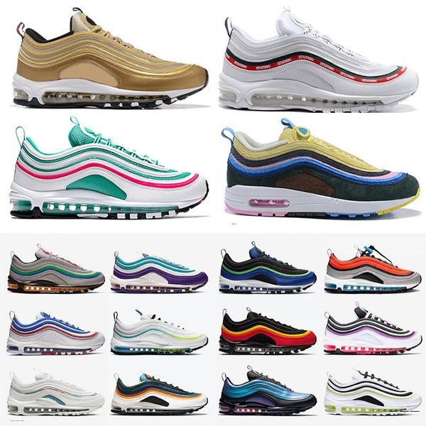 

air men casual shoes balck metallic gold south beach prm yellow triple white air designer women sports sneakers us 5.5-11 fg6p, Black