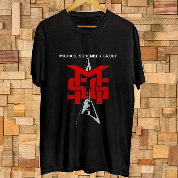 

michael shenker msg guitar logo t-shirt size s-3xl sport hooded sweatshirt hoodie