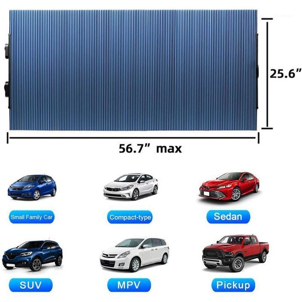

upgrade car front windshield sunshade retractable rear window covers sun visor uv protection curtain foldable sunshade sun block1