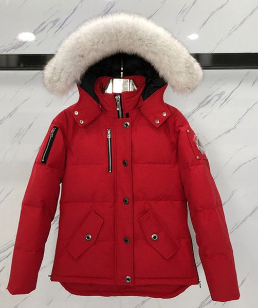 

women down jacket 2020 duck down moose jacket coats women winter puffer jacket keep warm portable windproof knuckles down coat doudoune, Black