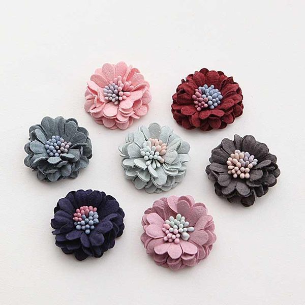 

decorative flowers & wreaths 3mm mini fabric stamen for girls kids' hair accessories corsage and hairband diy material1