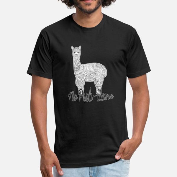 

no prob llama - funny llama alpaca lover designers graphic t shirt cool popular white tracksuit hoodie sweatshirt