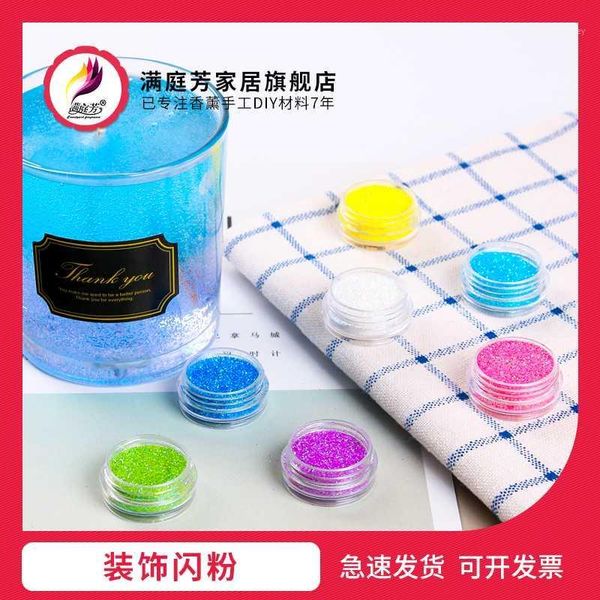 

other festive & party supplies birthday decoration jelly wax crystal diy material stars glitter hand-made handmade candle diy1