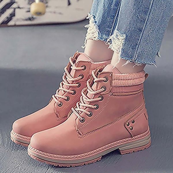 

boots for women fashion style women keep warm snow boots female winter 2020 female platform shoes fluff woman footwear plus size, Black