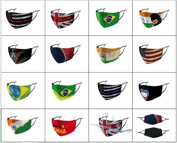 

face mask flag luxury adlut washable 3d outdoor sun uv shade protective designer masks with individually bag