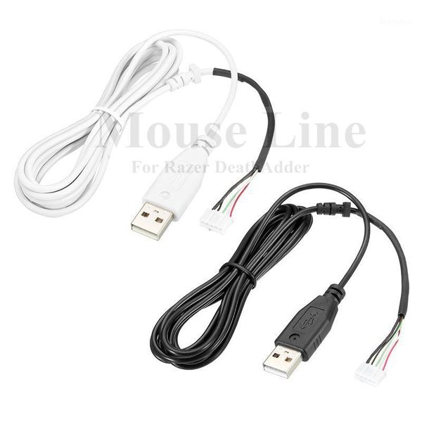 

mice gaming mouse usb cable line replacement wire for razer deathadder 1800 3500 2013 abyssus 2014 white black elite1