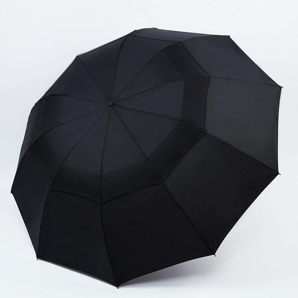 

большой складной зонтик женщины дождя мужчины двухслойный big travel umbrella водонепроницаемый мужской зонтик для 3 4 народную 125см диамет