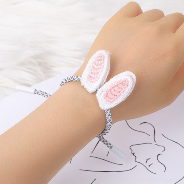 

gey9w net red rabbit er knitting reflective little tu ear lion weaving student lovers rabbit red net ear knitting braceletreflective little, Golden;silver
