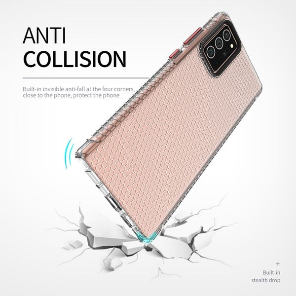 

for iphone 12 mini 11 pro max x xs xr se2 se 2020 7 plus 8 6 6s honeycomb soft tpu case shockproof space plating key phone cover back luxury