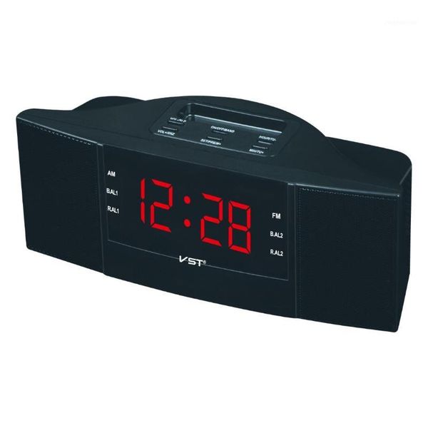 

other clocks & accessories led digital alarm clock radio with am pm channel desk luminous numbers snooze modern design table watch1