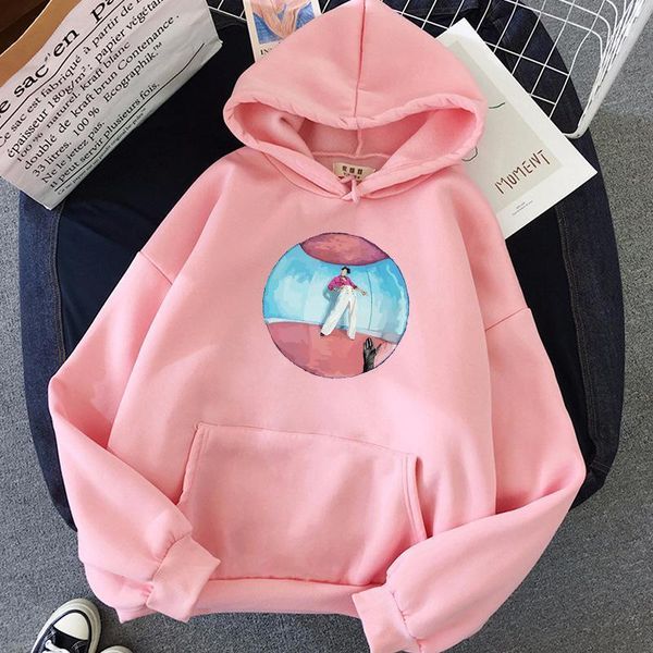 

2020 cross-border express sales through the autumn and winter long-sleeved hooded women's european and american harajuku1, Black