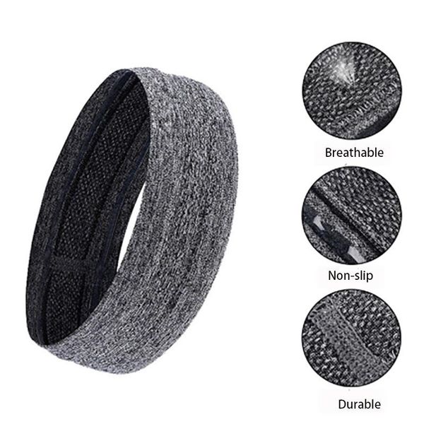 

sports headband bicycling hair band sweat band men and women sweatband yoga hair bands sweat bands sports safety hairband, Yellow;black