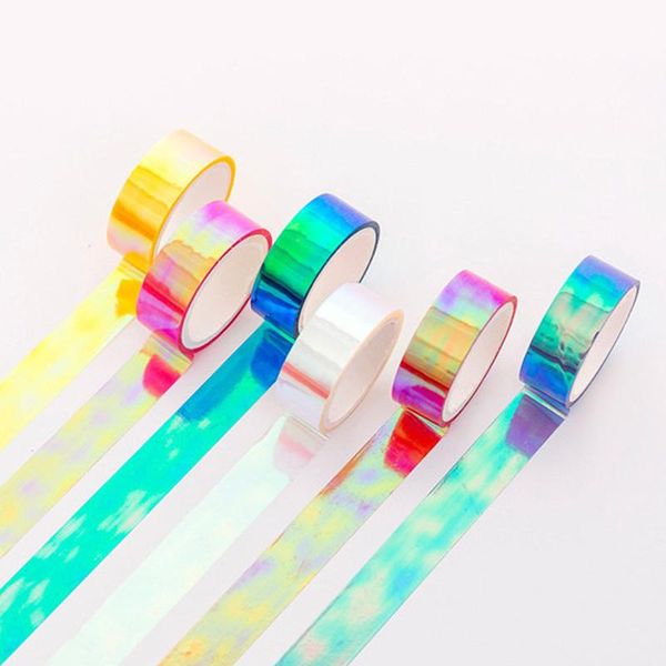 

wall stickers 5m gold foil washi tape white/pink/yellow/rose/blue/purple color kawaii diy scrapbooking tools masking diary handmade