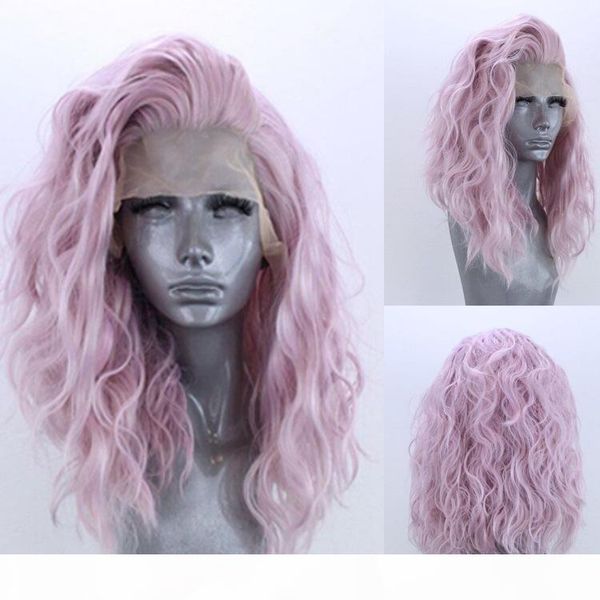 

ange 16 inch synthetic remy hair lace front wigs simulation human hair perruques de cheveux humains ls-495, Black;brown