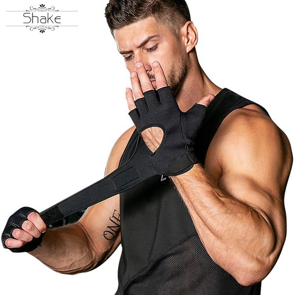 

hehe professional training half finger weight lifting new fashion sport outwork fitness gym gloves, Blue;gray