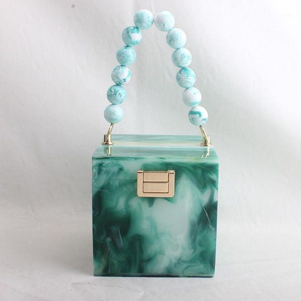 

2020 fashion women's acrylic bag box shape makeup phone storage bag money purse handbag for evening party, prom, cocktail1