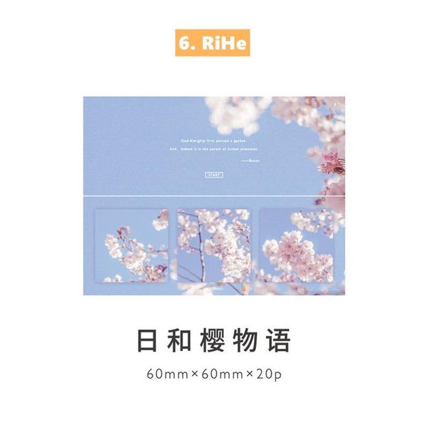 

good times sticky note и memo pad blue sky daisy sakura цветок клей блокнот diary planner наклейки офис школа f6515 bbybzr wrhome